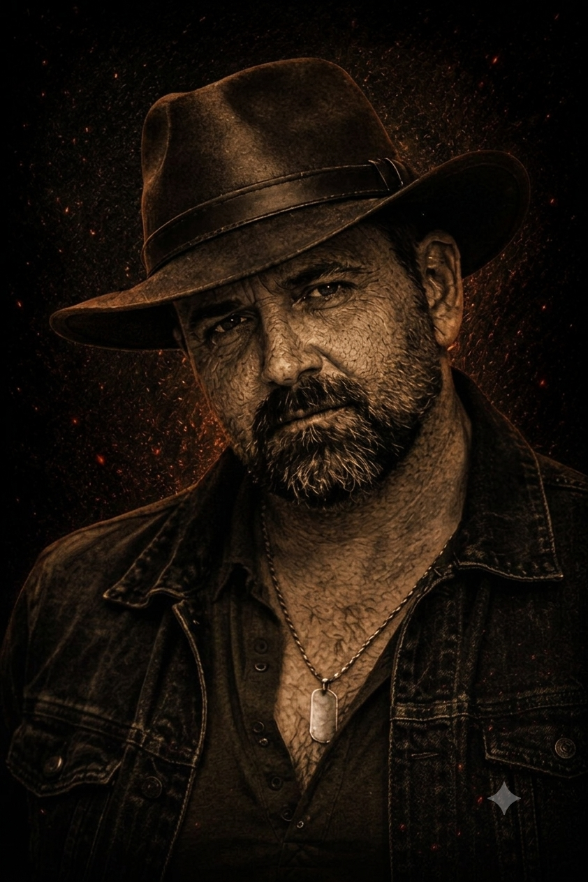 Portrait of author T.B.G